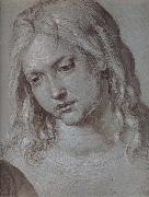 Albrecht Durer THe Head of christ at age twelve oil painting artist